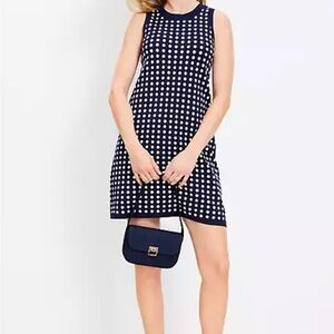 LOFT Polka Dot Sleeveless Dress